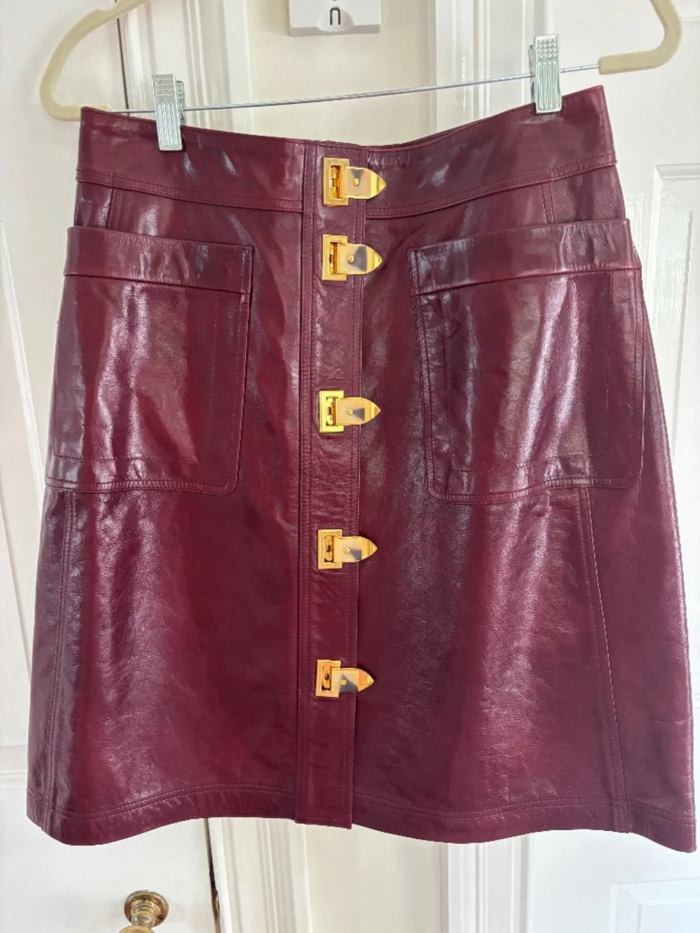 Tory Burch Leather Skirt- never worn